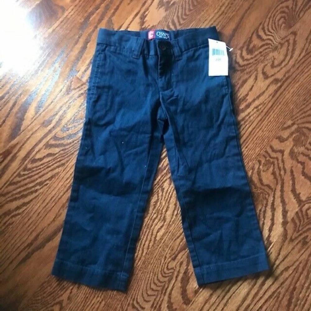 TODDLER GIRLS KIDS CHAPS BLUE ADJUSTABLE WAIST SPORTSWEAR PANTS Sz. 2 2T NWT NEW